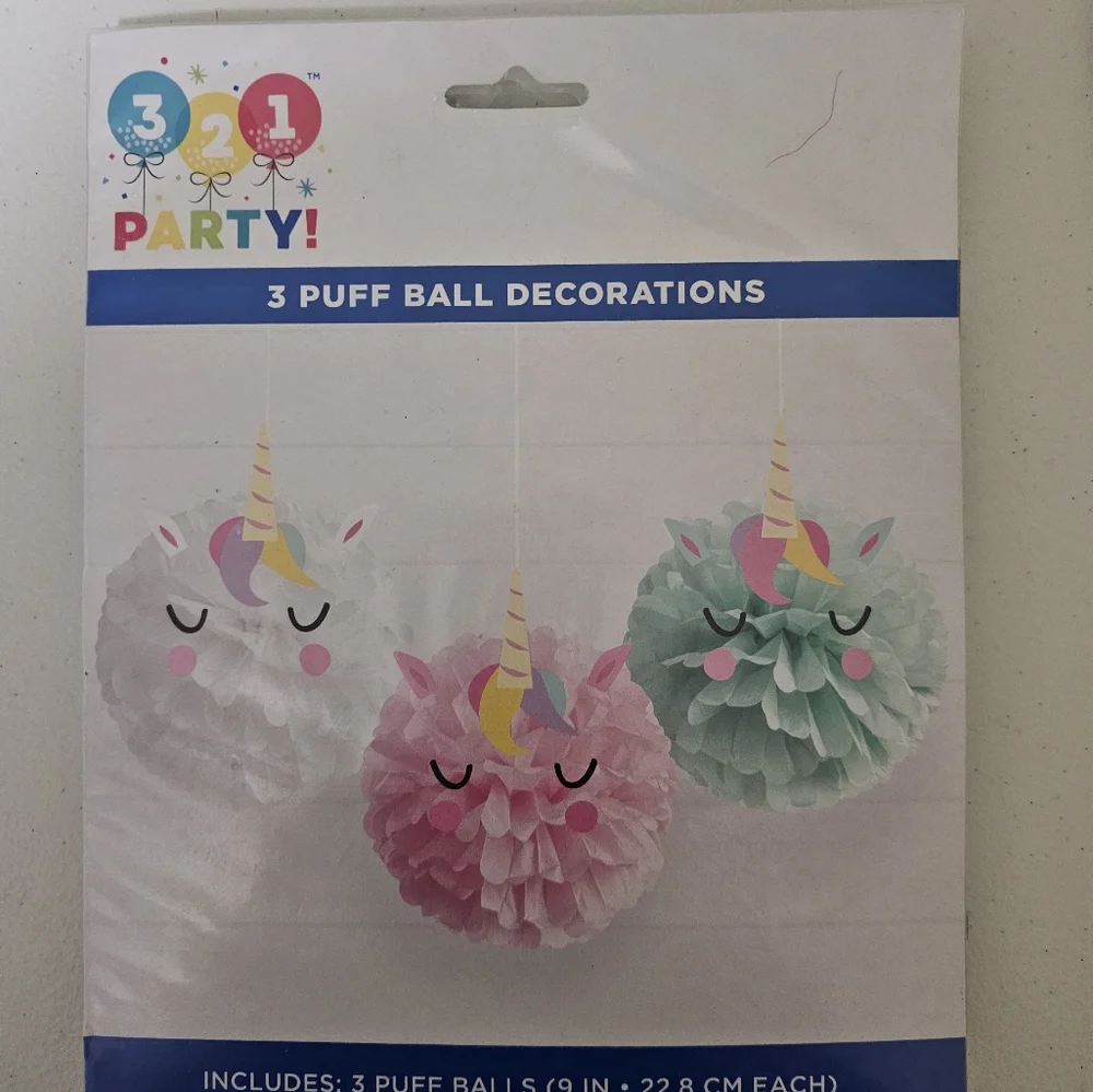 Unicorn Party Decoration BUNDLE - 12 piece